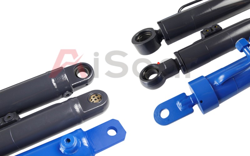 Wtg Welded Cylinder With Tang Mounts Lingshi Aisoar Hydraulic Cylinder